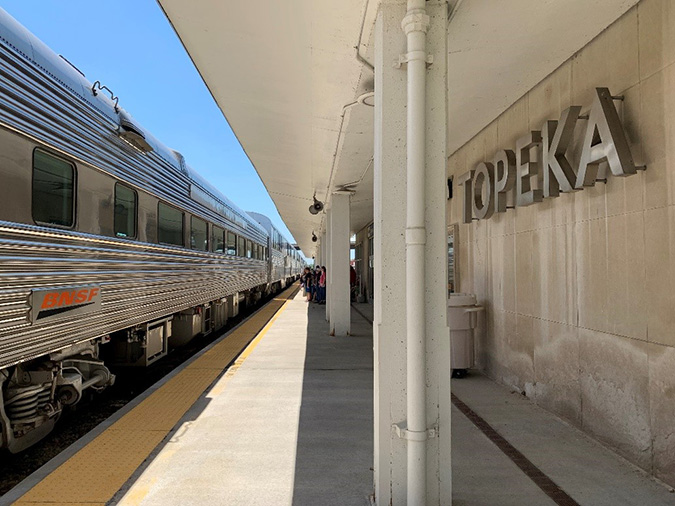 Topeka Amtrak Station.