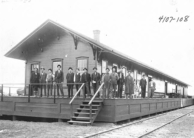 Santa Fe’s Lubbock freight station, circa 1909. 