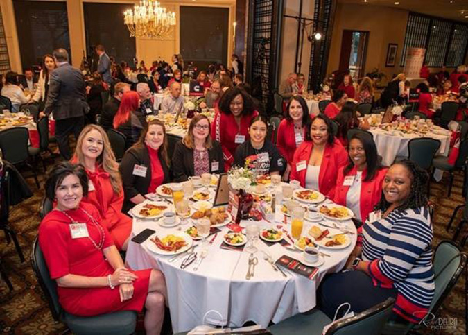 Members of the Women’s Network at the Girls Inc. of Tarrant County Champions Breakfast.