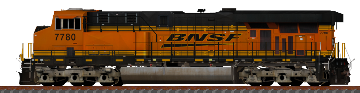 BNSF 3D Trains