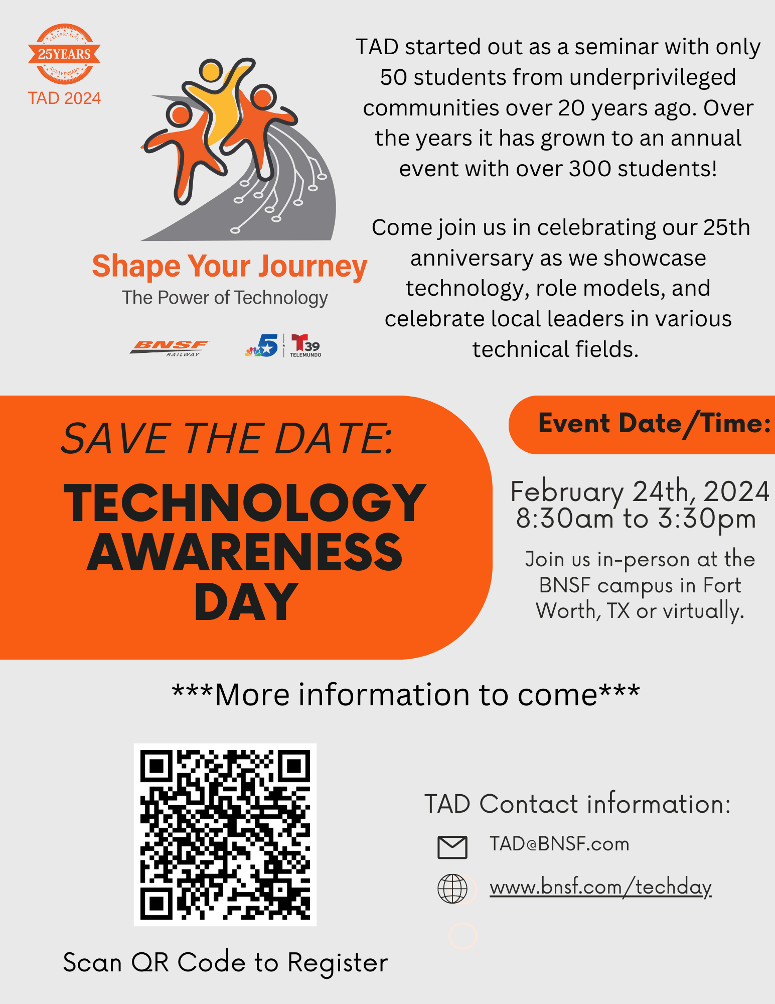 In The Community Technology Awareness Day BNSF