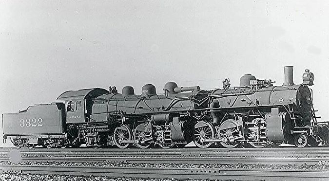 A Santa Fe jointed locomotive