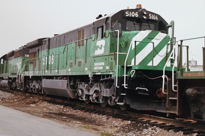 A BN locomotive
