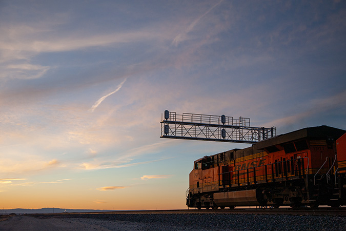 A BNSF train operates in New Mexico, one of the states recognized in this year’s Tracking to Zero awards. A BNSF train operates in New Mexico, one of the states recognized in this year’s Tracking to Zero awards.