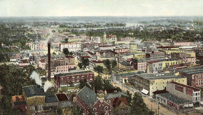 1909 postcard shows growing city of Topeka.