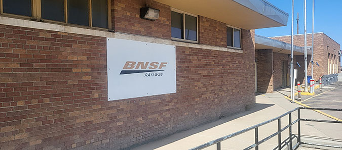 The station at La Junta today The station at La Junta today