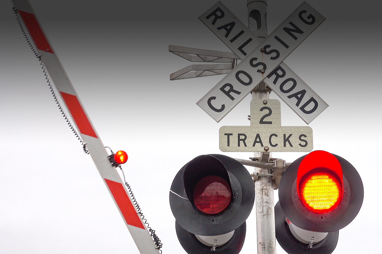 Railroad crossing safety tips