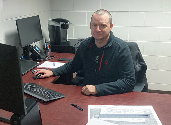 Badger Koepplin uses infrastructure skills he learned in the National Guard now in his job at BNSF.